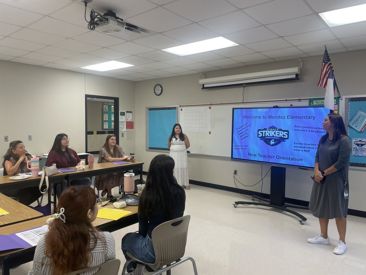 Today, we had a full day of learning and growing with our new <a href="/MendezKids1st/">Mendez Elementary</a> staff and <a href="/txst/">Texas State University</a> teacher residents! We are so excited to start the new school year with this wonderful group of teachers! 💜🖤