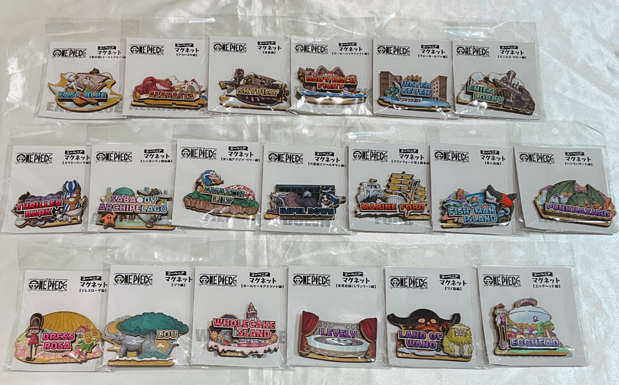 ワンピース マグネット 全38種セット ONE PIECE】扉絵マグネット 全38種 FILM Z｜Yahoo!フリマ（旧