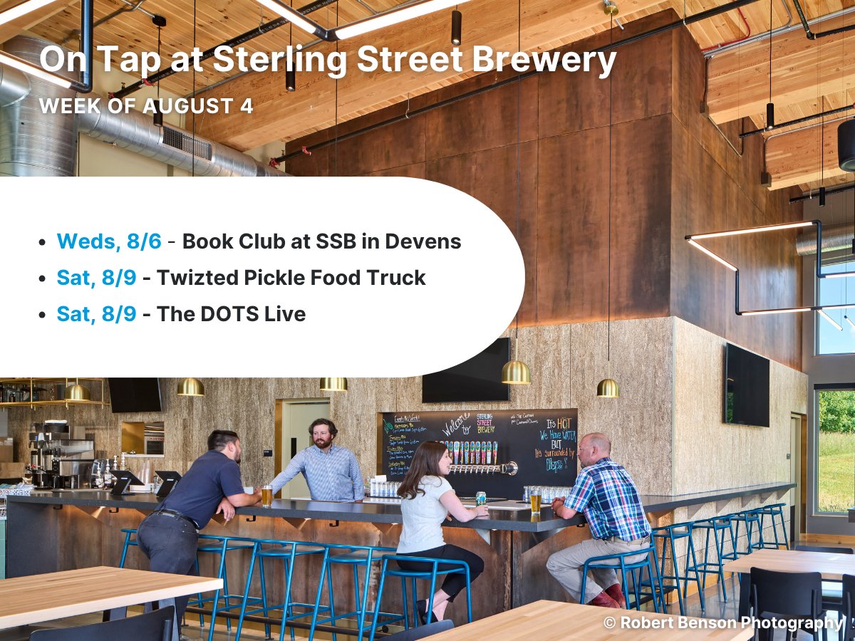 Upcoming Events at @sterlingstbrew – Week of August 4
Whether you’re feeling literary or looking for good food and jams, we have you covered this week.
Find the full schedule on the #SterlingStreetBrewery Facebook page: facebook.com/sterlingstreet…