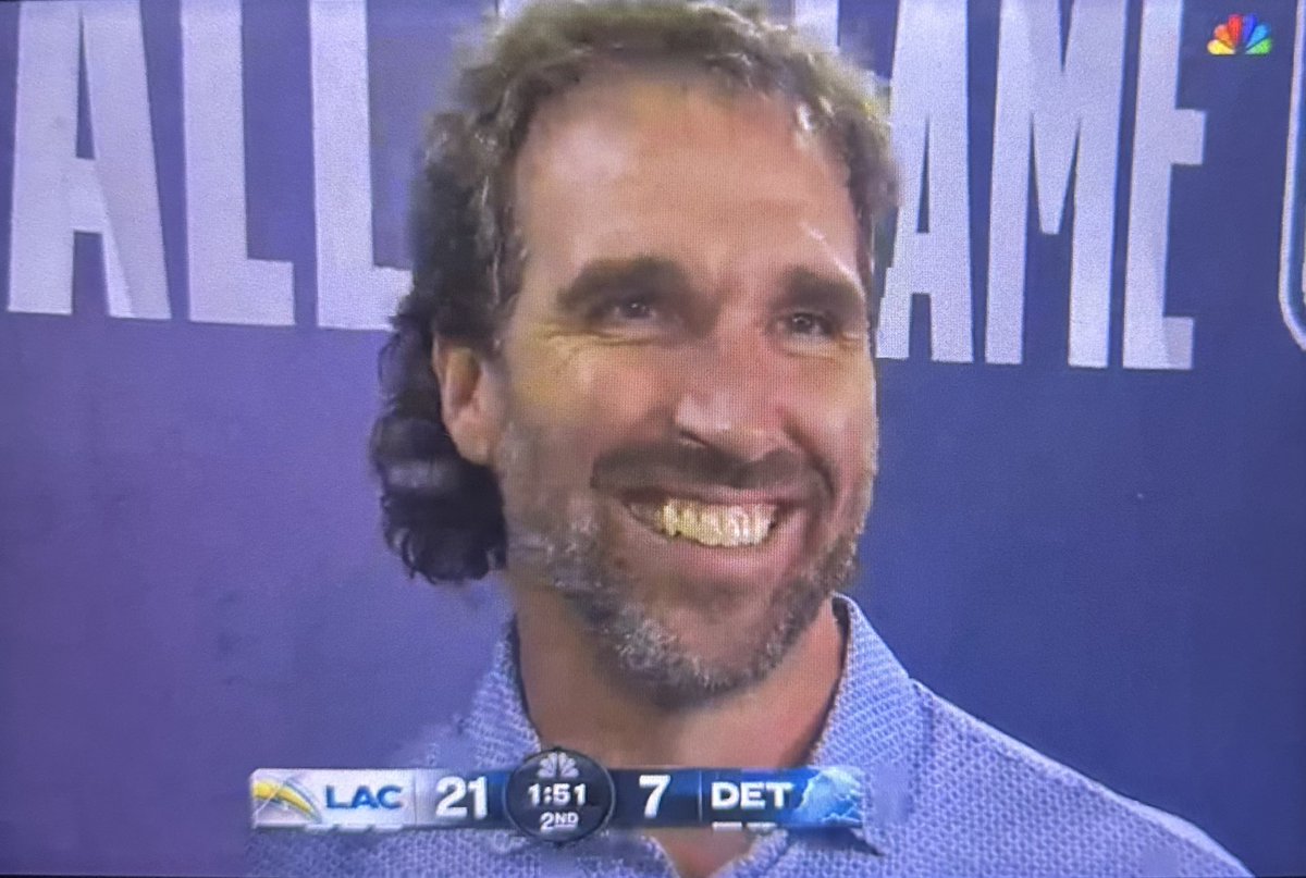 Damn somebody grab him some whitening strips smh
