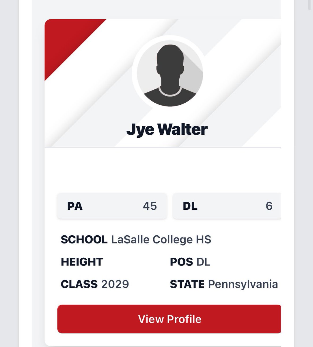 jyewalterr_'s tweet photo. Thank you @PrepRedzone for ranking me C/O 29’ #6 DL in the state @LaSalleFball

Job is never done. https://t.co/KFLKDAfQc6