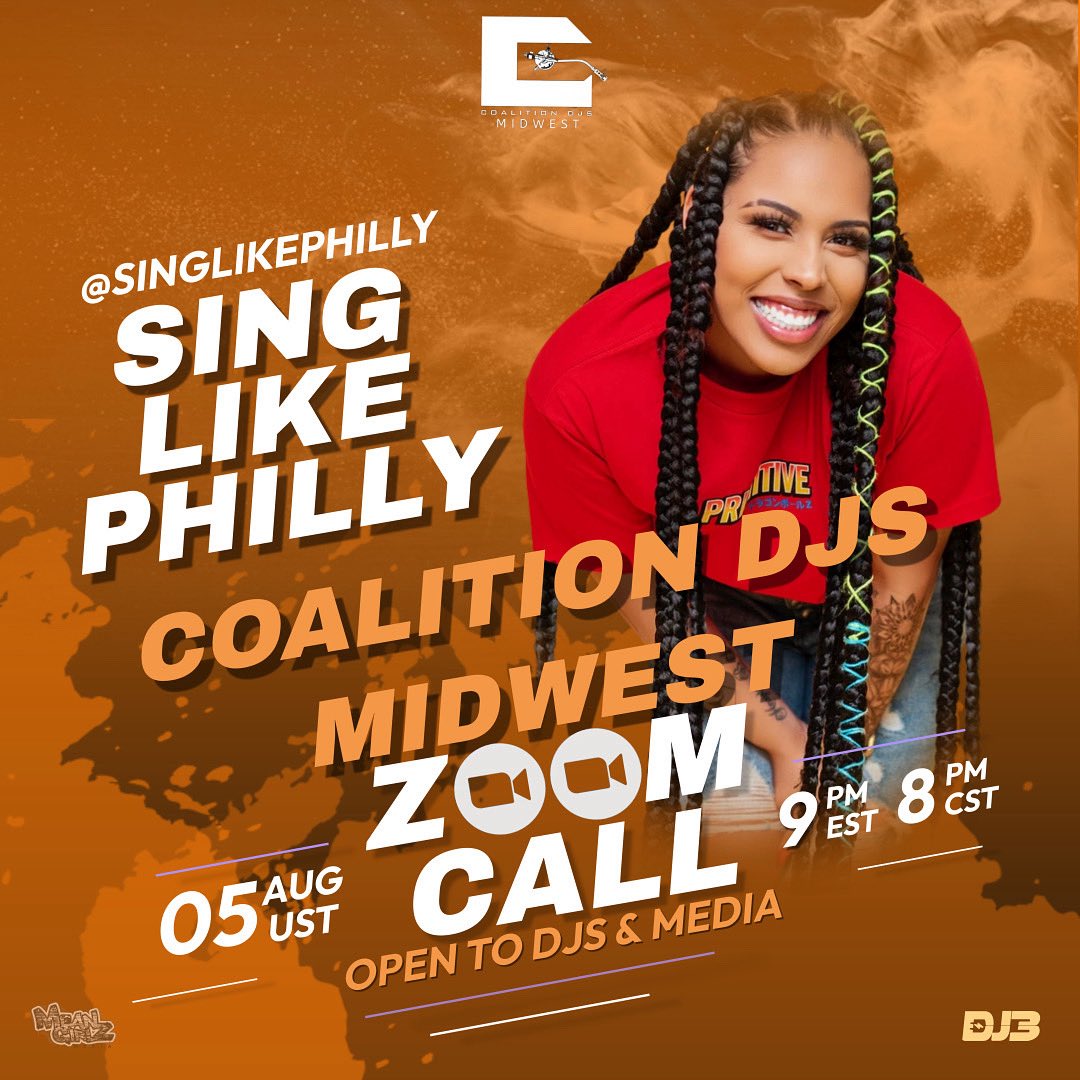 DJ 3 THE PLUG 🔌🔌 (@dj3316) on Twitter photo #COALITIONDJSMIDWEST Presents TAP IN ZOOM CALL AUG 5TH | 8PM CST 9PM EST| PREVIEWING NEW MUSIC FROM @SINGLIKEPHILLY
DM FOR MORE INFO
#CoalitionDJs #ZoomCall #1DjCrewInTheWorld #coalitiondjsmidwest #independentartist @coalitiondjsstl <a href="/COALITIONDJSMW/">coalitiondjsmidwest</a> #COALITIONDJSMIDWEST Presents TAP IN ZOOM CALL AUG 5TH | 8PM CST 9PM EST| PREVIEWING NEW MUSIC FROM @SINGLIKEPHILLY
DM FOR MORE INFO
#CoalitionDJs #ZoomCall #1DjCrewInTheWorld #coalitiondjsmidwest #independentartist @coalitiondjsstl <a href="/COALITIONDJSMW/">coalitiondjsmidwest</a>