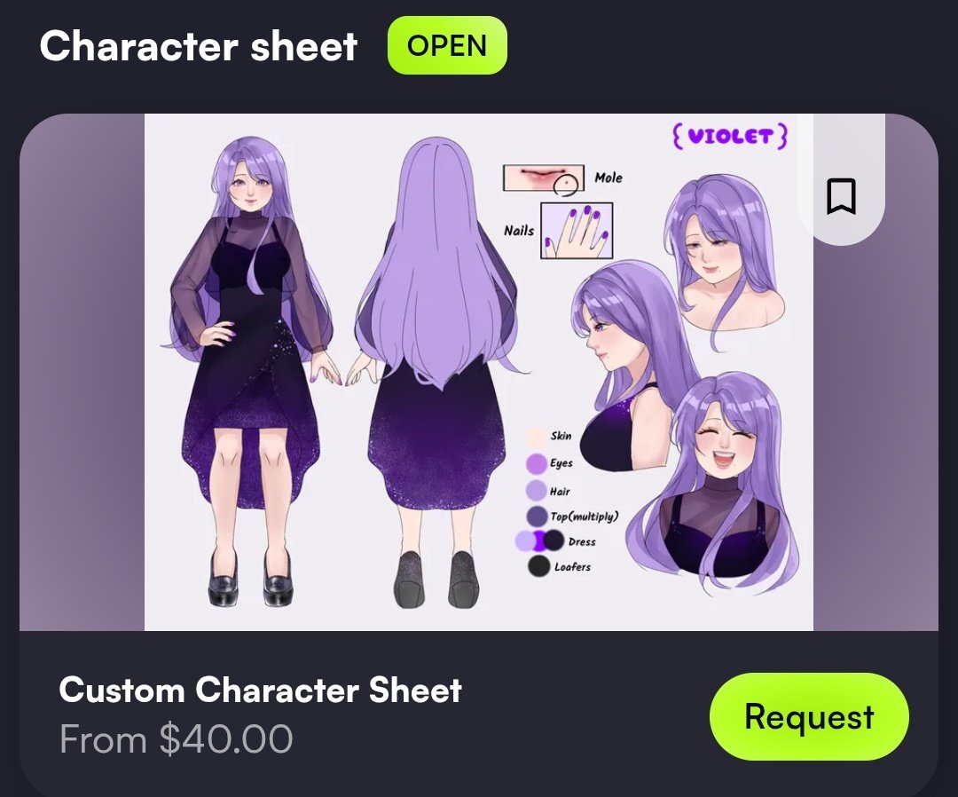 [Rt/share is really appreciated 🙏🏻💜]

Hello (⁠◕⁠ᴗ⁠◕⁠✿⁠), I'm currently opening character sheet commission. You can check out on my vgen for more detail👇🏻

vgen.co/Violett__v/ser…

#VGenComm #VGenOpen #Commission #charactersheet