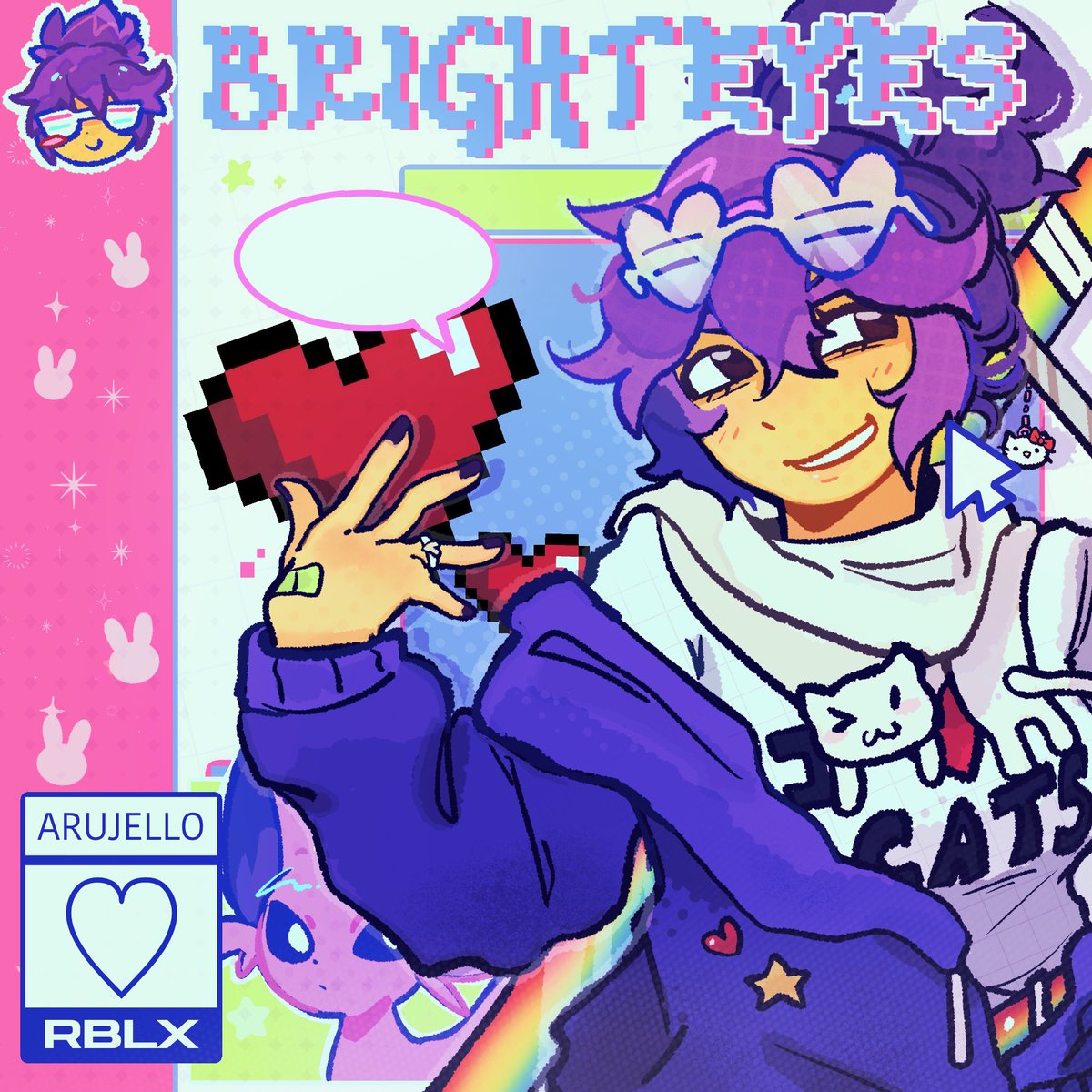 she has been infecting my brain as of late 💜😋
#roblox #robloxart #brighteyes
