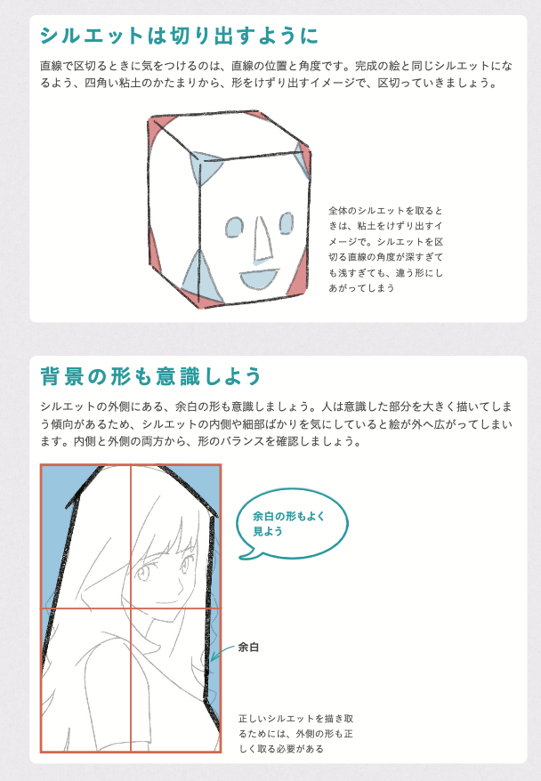 上手くなる人、下手なままの人。
描くのが早い人、ずっと遅いままの人。
この圧倒的な差は『全体を捉えて描く!!』です。
いきなり多くの情報を人は処理できないし、コントロールもできません。
なるべく大きく捉えて、細部は後ほど描き足していきます。