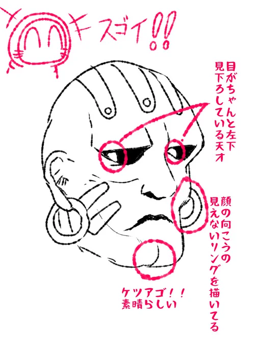 次男君の絵を模写して赤ペン先生をしておいた!!ダルシムなんてとても難しいのに凄い!!ありがとう! 