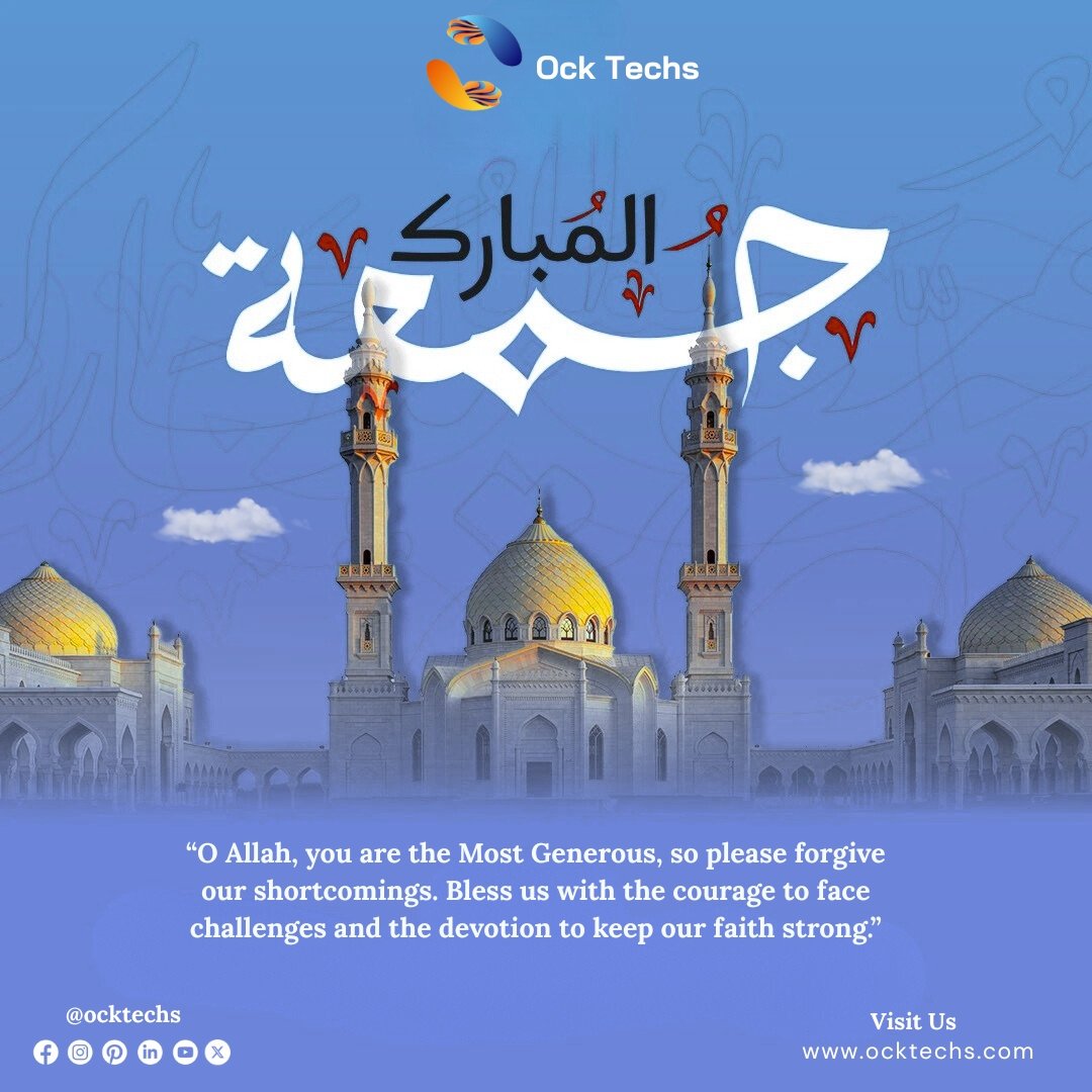 OckTechs's tweet photo. Jumma Mubarak To Everyone 

#ocktechs #JummahMubarak #JummahMubarakEveryone #friday #OT https://t.co/2az2CXp4fs