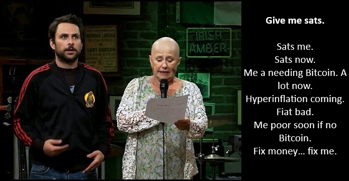 On NOSTR like...

It's Always Sunny with Bitcoin