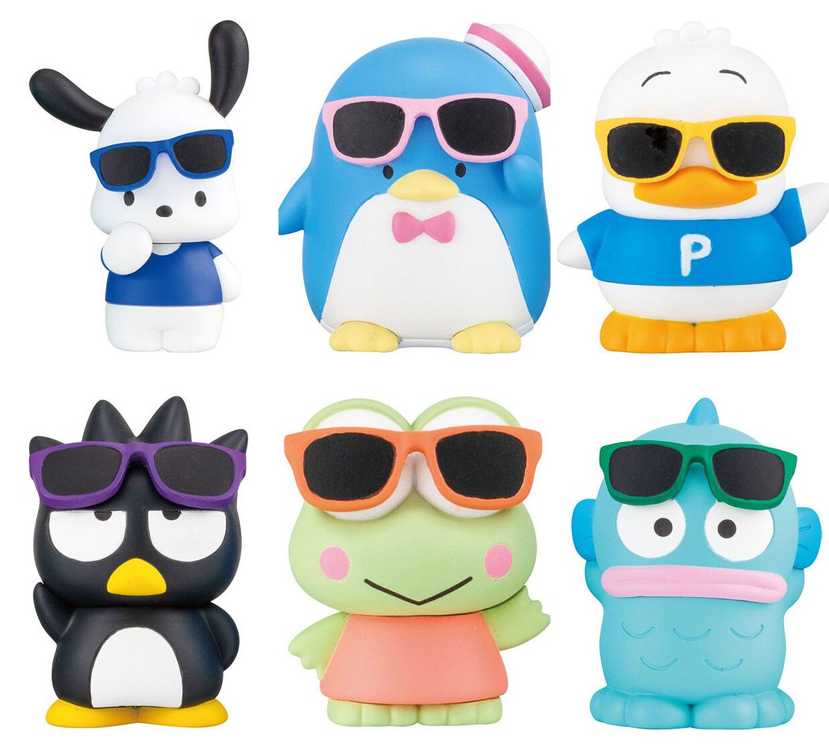 【タグ難】【レア】ポチャッコ　リラックスシリーズ　マスコット 新品タグ無し】ポチャッコ カラフルトイボックス マスコット