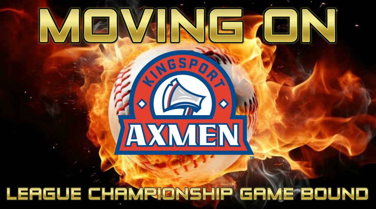 Mark Davis (@kptbaseballfan) on Twitter photo 🚨 POSTSEASON CHAMPIONS OF THE WEST DIVISION 🚨
Our <a href="/KingsportAxmen/">Kingsport Axmen</a> ADVANCE to the <a href="/AppyLeague/">Appalachian League</a> CHAMPIONSHIP GAME!!!
#AxesUp 🪓⚾️ 🚨 POSTSEASON CHAMPIONS OF THE WEST DIVISION 🚨
Our <a href="/KingsportAxmen/">Kingsport Axmen</a> ADVANCE to the <a href="/AppyLeague/">Appalachian League</a> CHAMPIONSHIP GAME!!!
#AxesUp 🪓⚾️