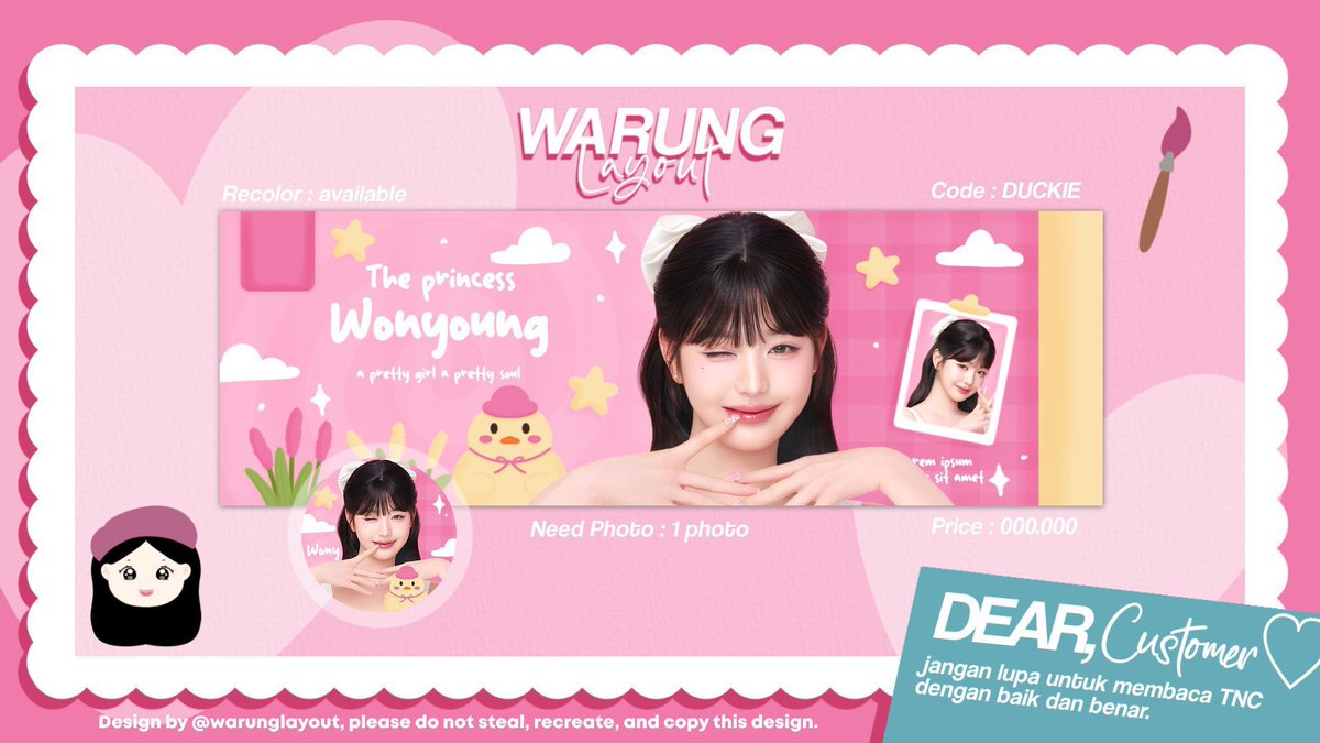 — help rt thankyou 🌸🎐

Hi guys aku ada 4 template layout DISKON 🎀

 material handdrawn dan bisa direcolor ✨mudah dipakenya dan cocok banget buat yang mau nambah katalog atau pemula 💖price cek Alt.
bisa dicicil

file ipv dan sudah rapih
DM for order... 💬

#zonauang #zonaba
