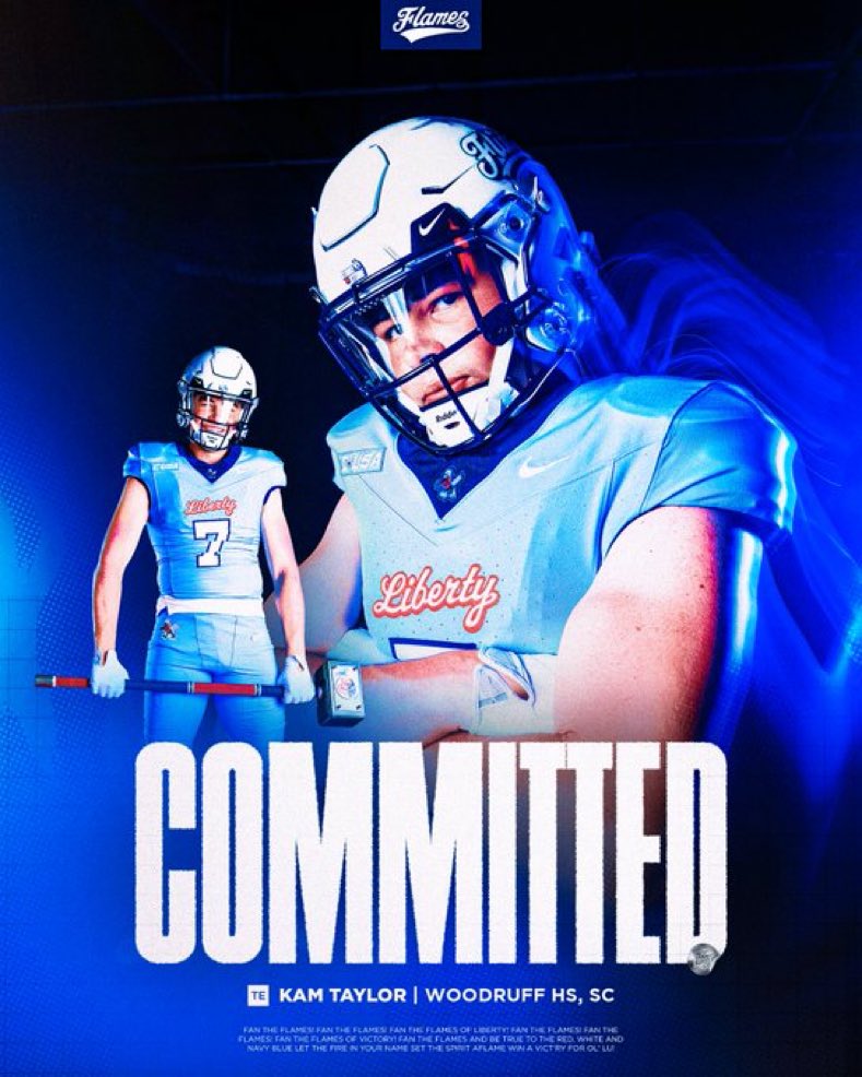 #committed Strike the Stone 🔥
<a href="/Coach_Ladutko/">Cody Ladutko</a> <a href="/NKostarelos/">Nik Kostarelos</a> <a href="/_majorhawkins/">Major Hawkins</a> <a href="/CoachChadwell/">Jamey Chadwell</a> <a href="/CoachSloan10/">Brett Sloan</a> <a href="/WoodruffFB/">Woodruff Wolverines Football</a> <a href="/LibertyFootball/">Liberty Football</a> <a href="/LUChampionNews/">Liberty Champion</a>