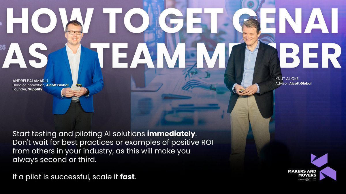 GenAI isn’t a future hire. It’s a teammate you can onboard today.

Those who treat AI like a tool miss its full potential. Teams that treat it like a collaborator (testing, learning, and scaling early) are the ones building compounding advantages.

Pilot fast. Scale faster.