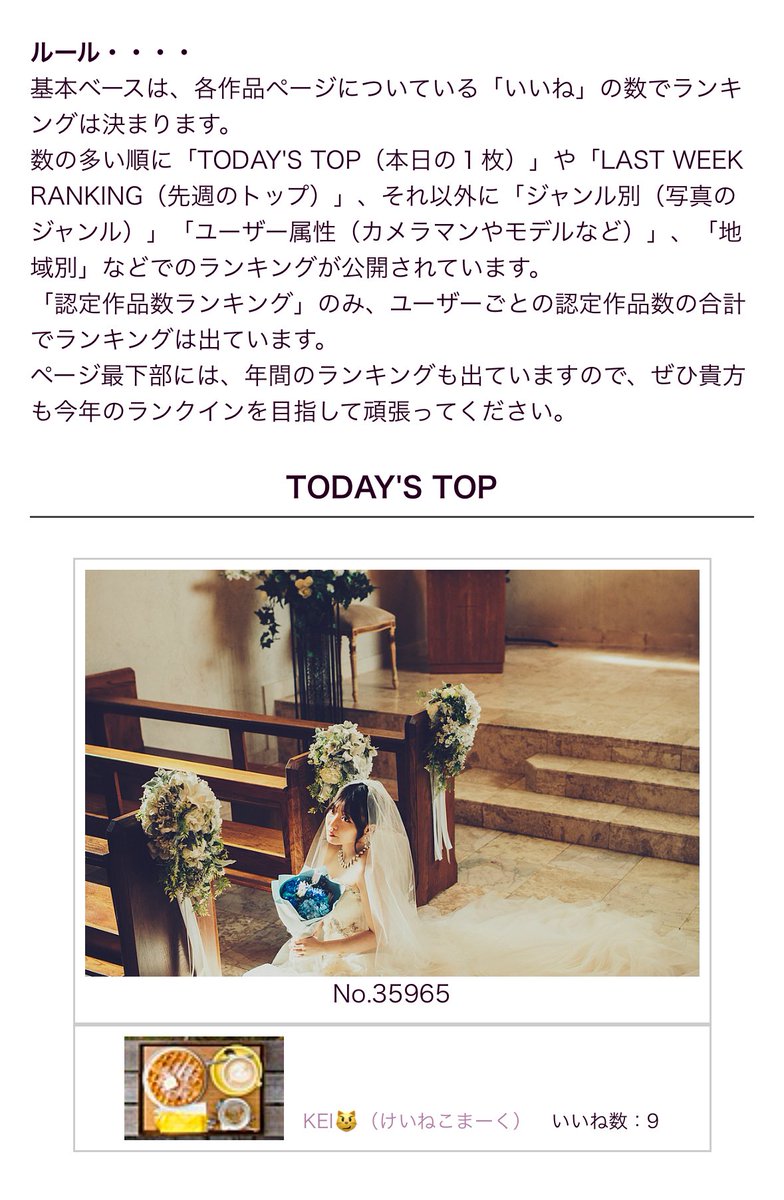 2025/07/31 昨日の
TODAY' S  TOP  ❗️
PASHASTYLE登録ユーザーの皆さん🩷ありがとございました。励みになります。😼

この日、とてもうみさんが、
美しいな〜と思いながら撮影してました。

pasha.style/works/368589

<a href="/umiiiii17/">白川うみ</a>