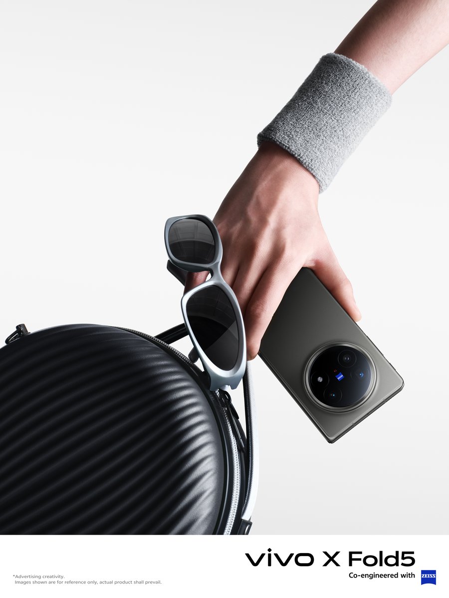 Slim, strong, and smarter than ever—the vivo X Fold 5 moves with purpose, just like you.