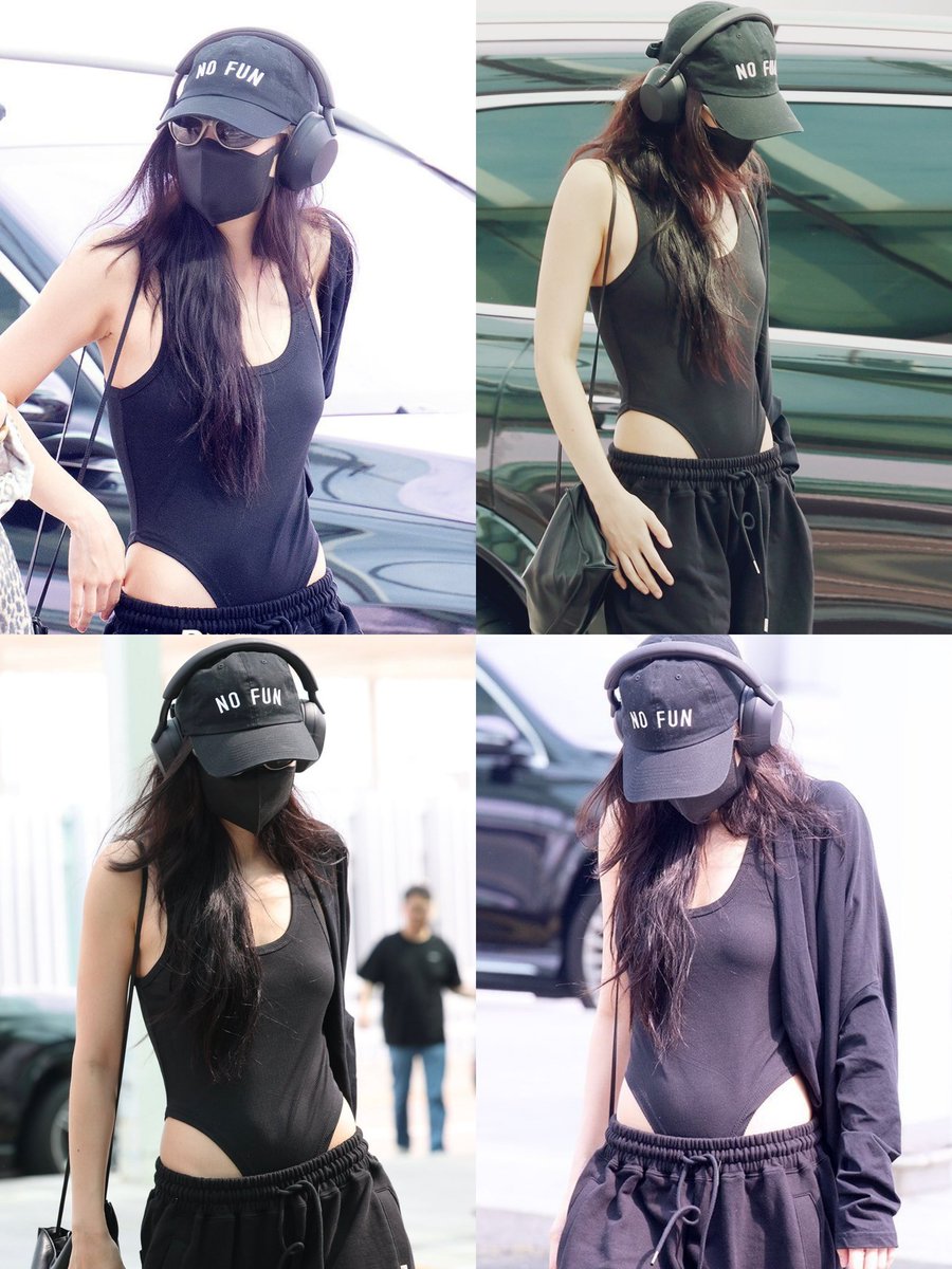 this airport fit of jennie is so hot