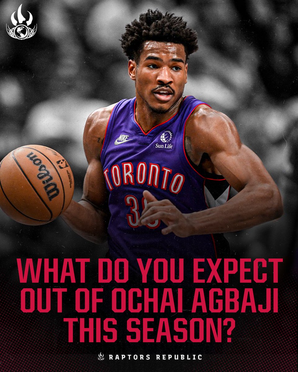 Ochai made noticeable strides last season — do you expect him to build on that this year?

#WeTheNorth

📸: Jerome Miron