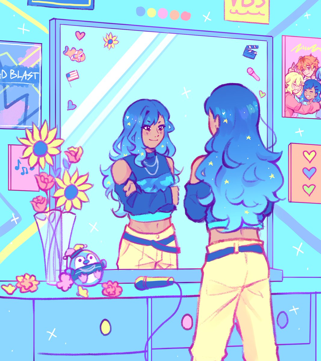 mirror image 🌻🎧 #prsk_FA