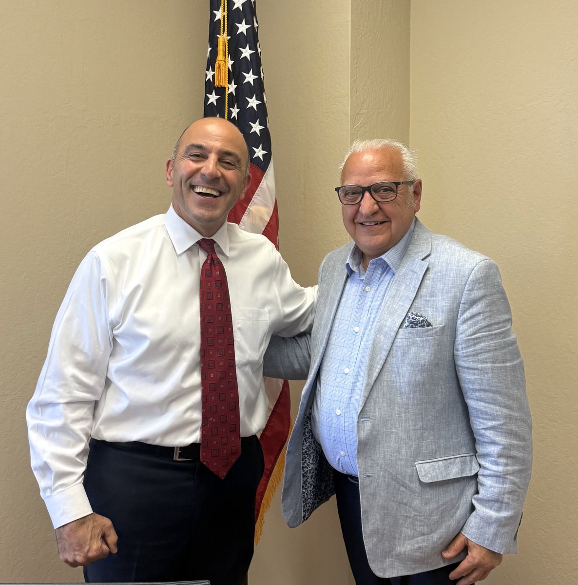 Honored to meet with <a href="/RepJimmyPanetta/">Rep. Jimmy Panetta</a> thank you for your time thoughtful dialogue &amp; strong commitment to people of Iran. Your leadership on the #MaximumSupportAct is essential. I value your guidance as we work to help get this urgent legislation passed.Only solution <a href="/PahlaviReza/">Reza Pahlavi</a>