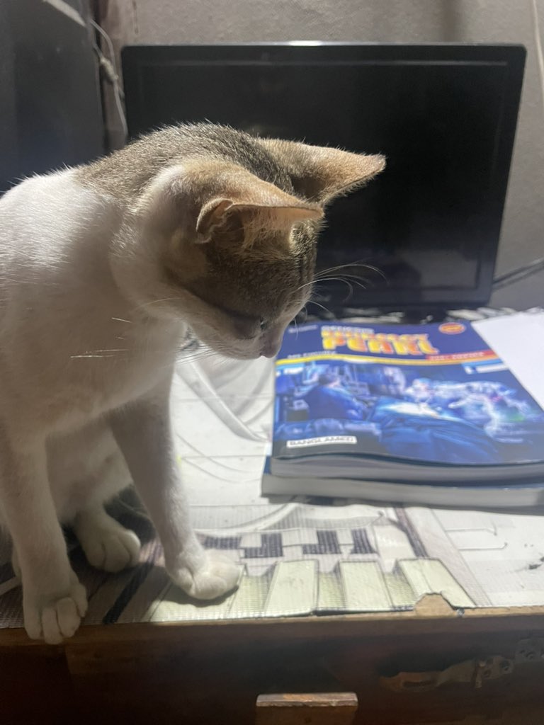 She wanna also read the surgery book.