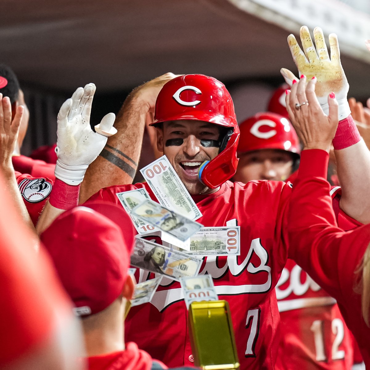 Cincinnati Reds (@reds) on Twitter photo Never count out the Rally Reds! Never count out the Rally Reds!