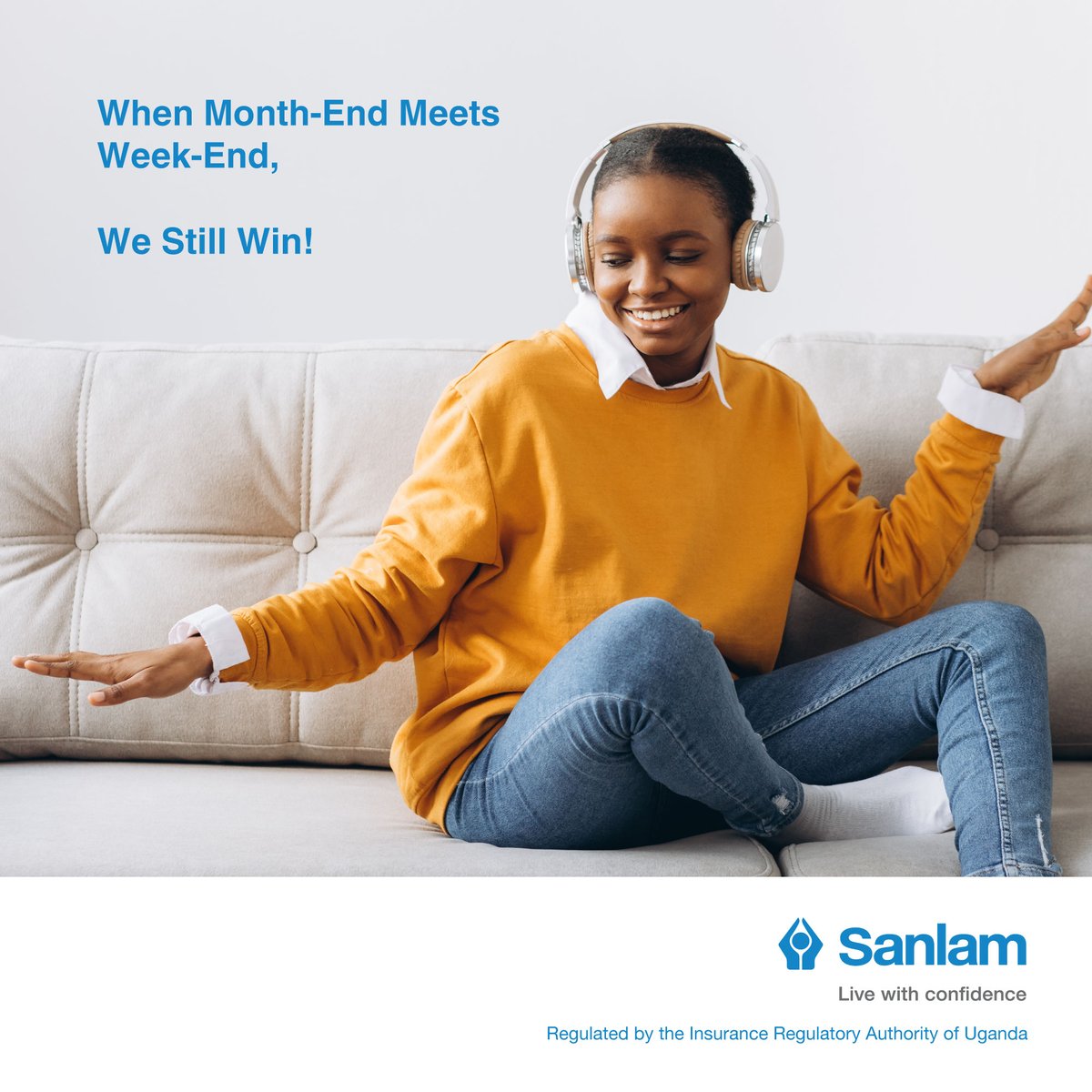 SanlamAllianzUg's tweet photo. Weekend vibes meet month-start responsibilities.
Have a beautiful one.
#MonthEndWeekend
#HappyNewMonth
#JoyWithConfidence https://t.co/j3vBdjVEaf