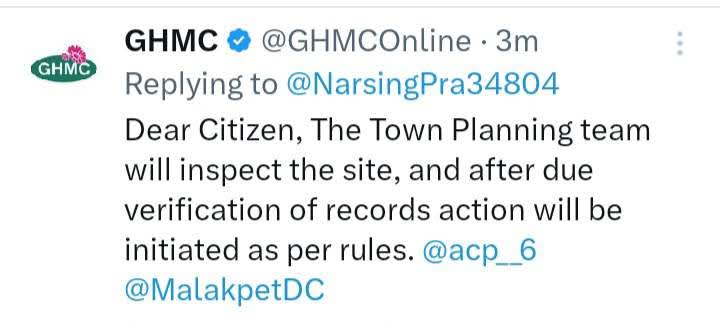 Since 2019 today 1-8-2025 No Demolition Unaotherized Construction 
Shame on @GHMCOnlin
<a href="/CommissionrGHMC/">Commissioner GHMC</a> <a href="/ZC_Charminar/">ZC Charminar</a> @MalkpetDC  BALDIYA KHAYA PIYA CHLA DIYA?  
#ReventhReddyCM 
 #MuncipalMinister <a href="/Comm_HYDRAA/">HYDRAA</a>
<a href="/Collector_HYD/">Collector Hyderabad</a>
<a href="/IPRTelangana/">IPRDepartment</a> <a href="/gadwalvijayainc/">Vijayalaxmi Gadwal, GHMC MAYOR</a> 

#Journalist 
Bplkm✍️