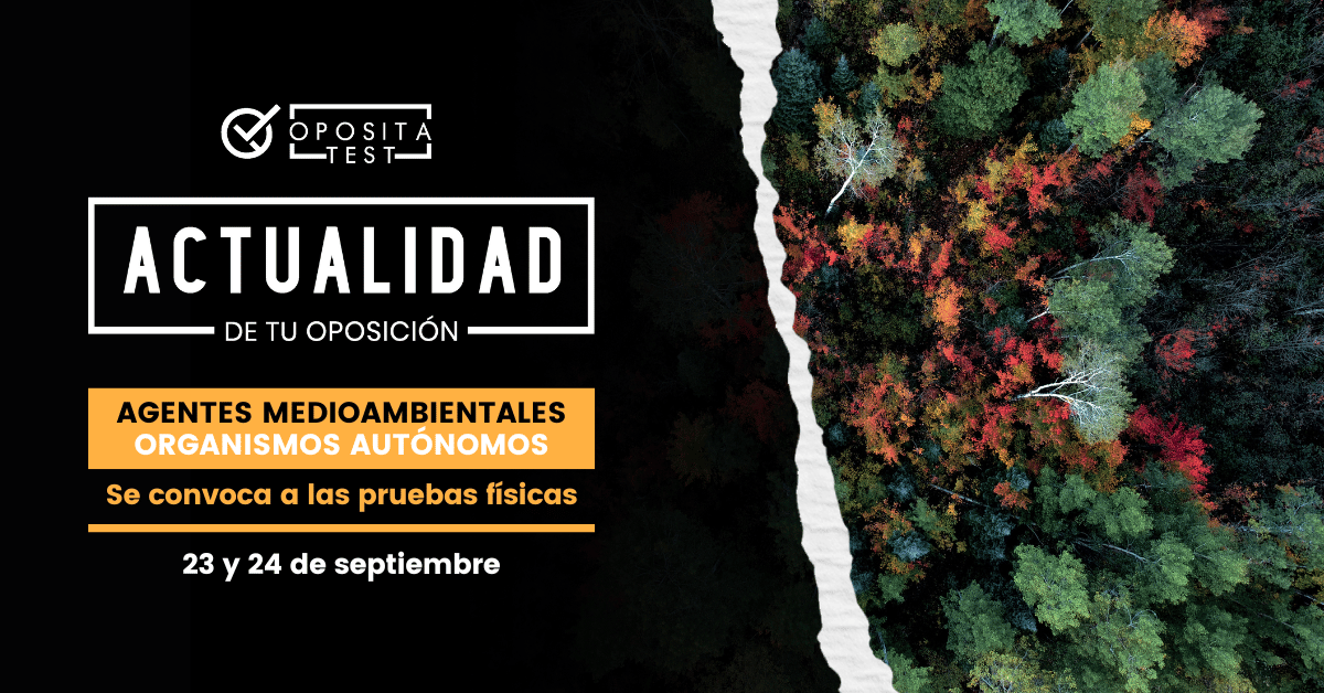 ✳️Agentes Medioambientales Organismos Autónomos (2024)✳️

💪Publicada la convocatoria de la prueba de aptitud física ➡️ opo.cl/DuUZj

📌Será los días 23 y 24 de septiembre