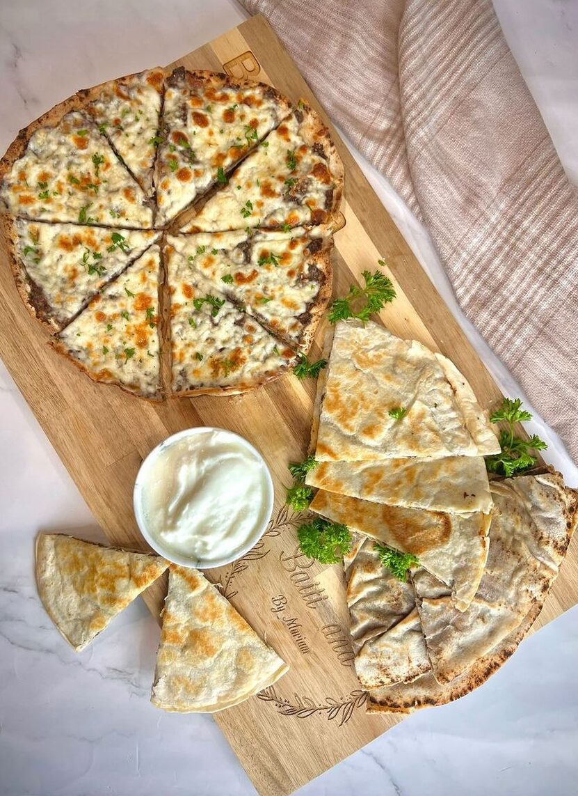 Lebanese Meat Stuffed Pitas 
from : baiti_ana resepmamiku.com/en/lebanese-me…