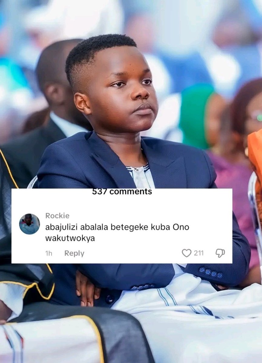 Ate lwaki tabookya bwemunabba temutegeera nti kyagulanyi ye president wa Uganda 🇺🇬✊
#Amatikkira32