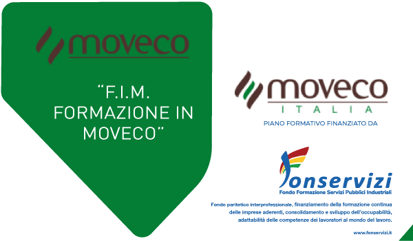 Questo mese la rubrica “le Buone Pratiche della Formazione” vede protagonista l’azienda Moveco Italia Srl. 

Il Piano formativo F.I.M. è articolato in 4 percorsi formativi per una durata complessiva di 110 ore, dedicate complessivamente ad 8 lavoratori.

fonservizi.it/buone-pratiche…