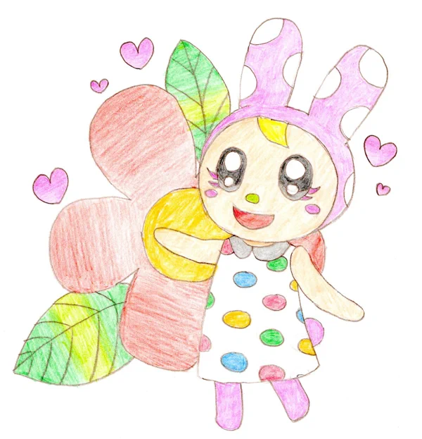 「どうぶつの森」の、クリスチーヌちゃんです