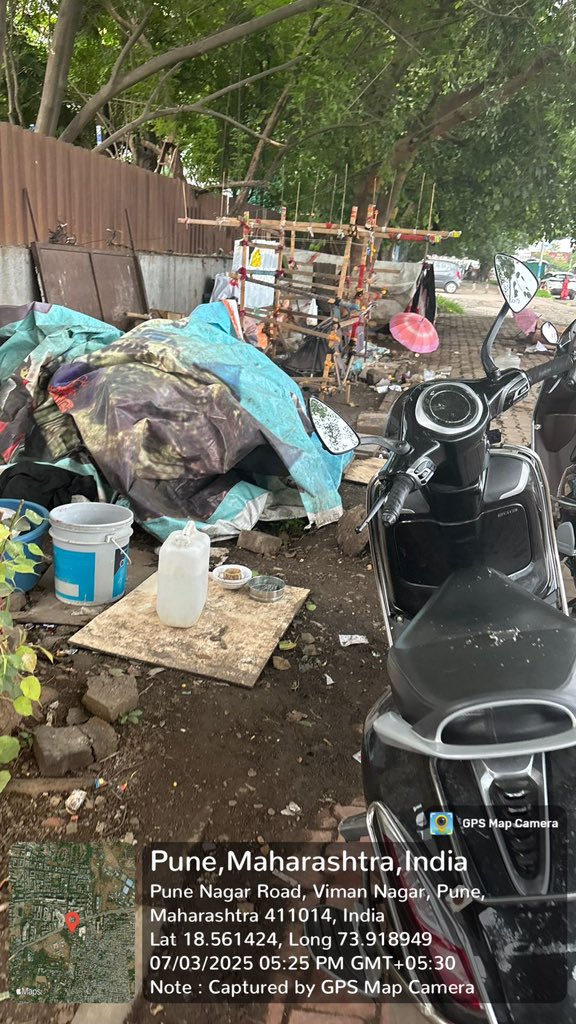 <a href="/AjitPawarSpeaks/">Ajit Pawar</a> as guardian minister it is your responsibility to look after Pune.
<a href="/PMCPune/">PMC Care</a> officials don’t listen and close complaints
And unchecked encroachment on footpaths and roads is present in Viman Nagar.
Why we citizens have to suffer?
<a href="/navalMH/">Naval Kishore Ram</a> <a href="/ThePuneMirror/">Pune Mirror</a> 

<a href="/TOIPune/">TOI Pune</a>