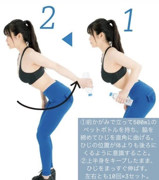 Yn14ba's tweet photo. ジムのインストラクターに教えてもらった、
極秘の世界一楽な二の腕の痩せ方が
一番効果感じれたwww

猫背の姿勢も良くなって、後ろ姿美人になれたから、一石三鳥くらいあるwww https://t.co/W0RYMazebQ