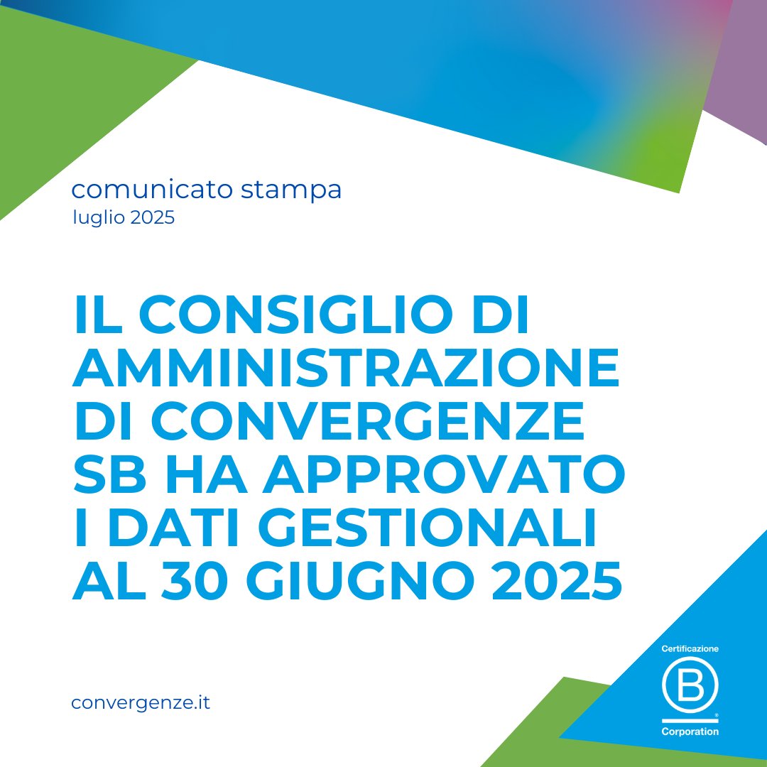 "Il primo semestre del 2025 ha confermato con forza la solidità e la crescita di Convergenze, sottolineando un percorso di sviluppo sostenibile e di successo." <a href="/rpingar/">Rosario Pingaro</a> 
Leggi qui: bit.ly/approvazioneda…
#convergenzespa #datibilancio #sostenibilita #primosemestre