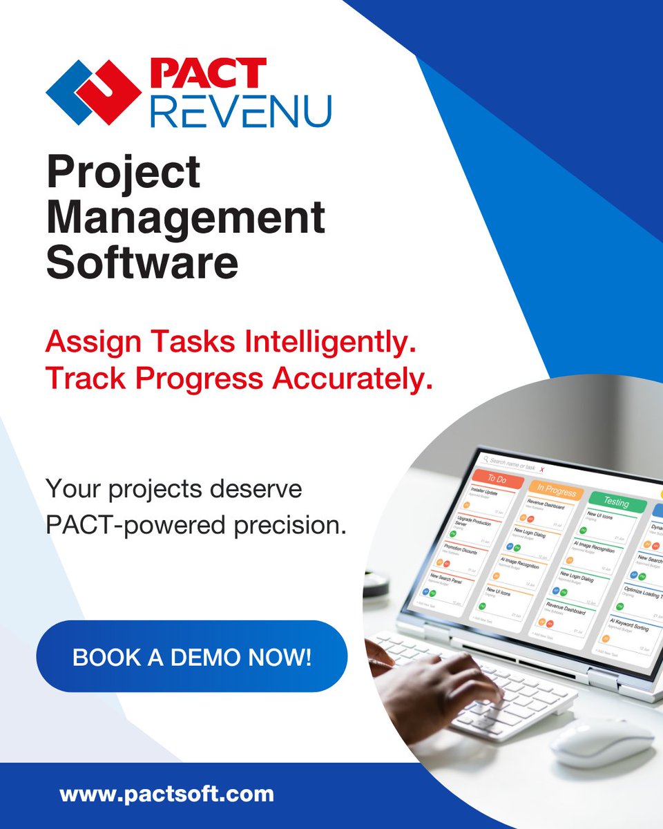 pacterpsolution's tweet image. Without clear visibility into workforce and tasks, even well-planned projects can slip.
PACT Project Management Software helps you:
- Assign smartly
- Track attendance
- Link payroll & timelines
Plan smarter. Deliver better.
🔗 pactsoft.ae/modules/projec…
#ProjectManagement