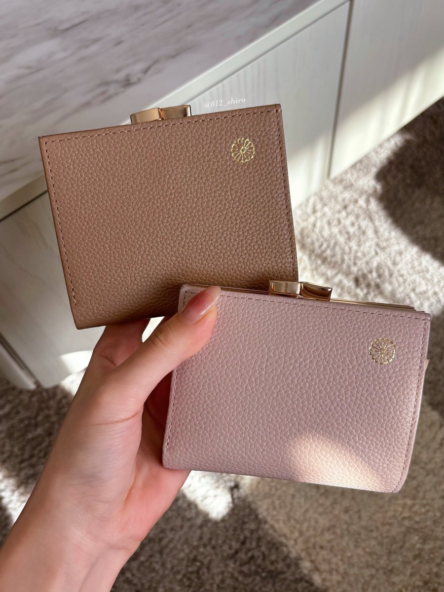 皇居財布　がま口　財布 モカ色 二つ折り カフェオレ ブラウン 皇帝 新品】皇居財布 がま口財布 モカ色 二つ折り カフェオレ ブラウン 皇居