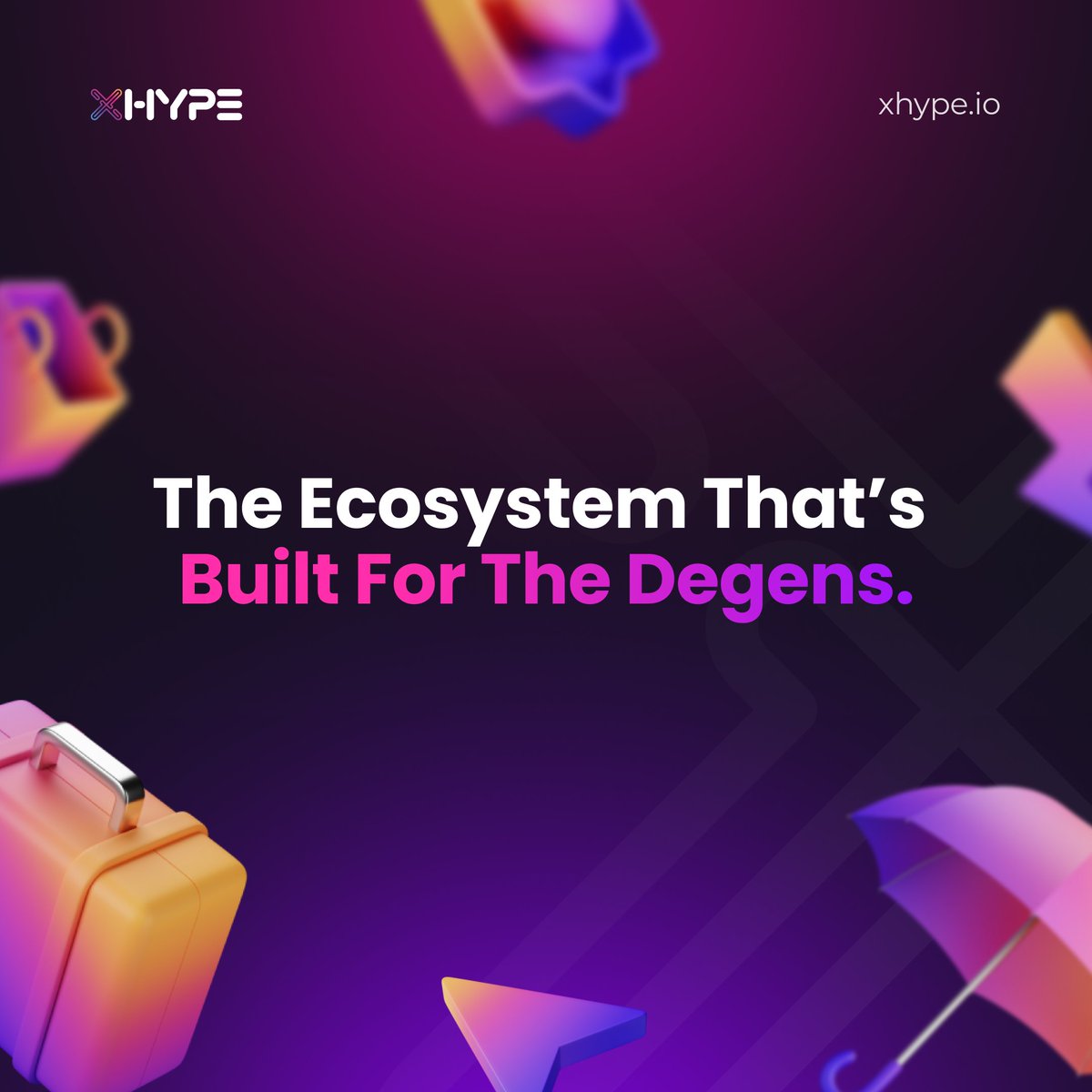 An ecosystem made for the degens and built for real-world experiences.

From booking holidays and shopping to gifting your loved ones, Xhype is where the power of Web3 meets everyday freedom. 

It’s more than a platform. It’s a lifestyle powered by $XHP, choice, and community.