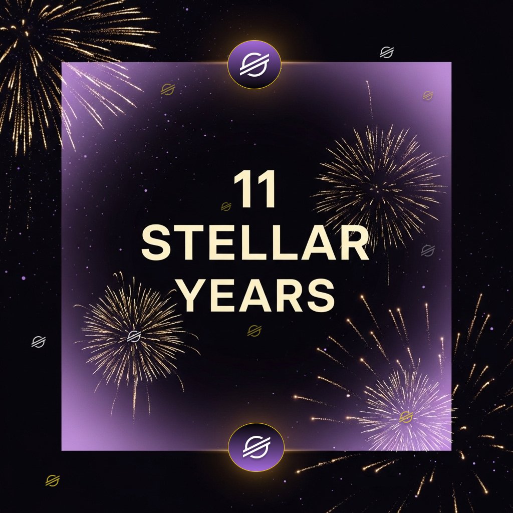 Stellar turned 11 yesterday!🎉

Our journey has been full of growth, win along the way and support