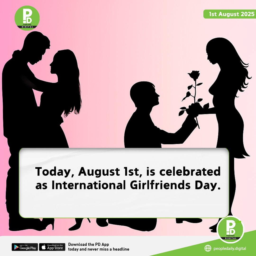 PeopleDailyKe's tweet image. How are you celebrating Girlfriends day today?
 #TalkToPD