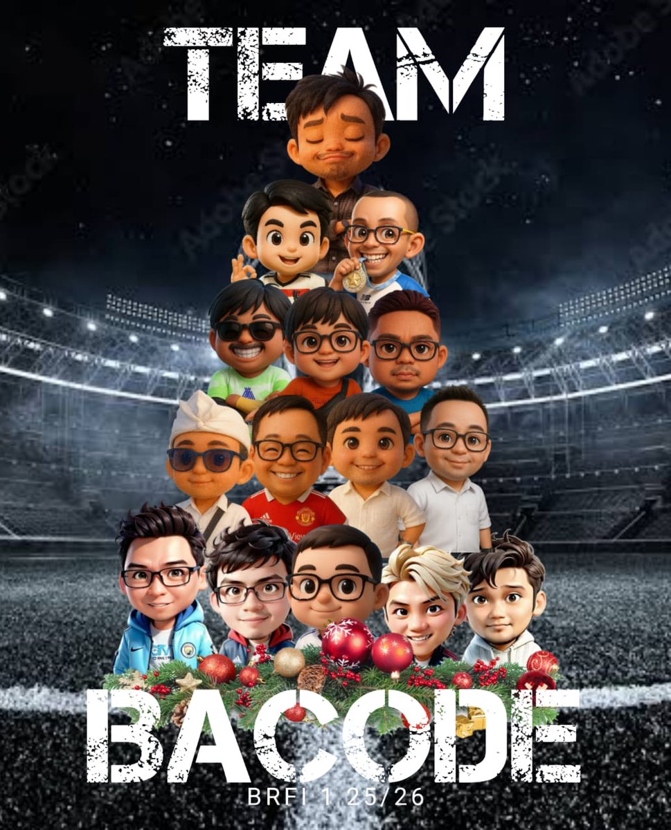 Bacode FC (@bacodefpl) on Twitter photo Bacode FC for Liga <a href="/LigaBRFI/">Battle Royale FPL Indonesia</a> 25/26
<a href="/lukmanrauf02/">lukmanrauf</a> (Captain)
<a href="/yoga_ano/">YOGA FEBRIANO</a> (Vice Captain)
<a href="/EthanKoi/">EJ CuanHunter</a>
<a href="/jhon_paimo/">Jhon Paimo</a>
<a href="/FPL_Darkt/">Dãrmaýasa</a>
<a href="/anggiyosm/">Anggi</a>
<a href="/Ferrisetyo/">Ferri Setyo</a>
<a href="/FlorianLuigi/">FL</a>
<a href="/sigit_eltanto/">sigit</a>
<a href="/primzpimz/">Primawan Putra</a>
<a href="/baoxingFPL/">baoxing</a>
<a href="/anggiansyah/">Anggiansyah</a>
<a href="/mentarandyyy/">Mentarandyyy 🇮🇩</a>
<a href="/GerryArs81/">Gerry Tseven</a>
<a href="/BobbyValen64/">Bobby Valentino</a> Bacode FC for Liga <a href="/LigaBRFI/">Battle Royale FPL Indonesia</a> 25/26
<a href="/lukmanrauf02/">lukmanrauf</a> (Captain)
<a href="/yoga_ano/">YOGA FEBRIANO</a> (Vice Captain)
<a href="/EthanKoi/">EJ CuanHunter</a>
<a href="/jhon_paimo/">Jhon Paimo</a>
<a href="/FPL_Darkt/">Dãrmaýasa</a>
<a href="/anggiyosm/">Anggi</a>
<a href="/Ferrisetyo/">Ferri Setyo</a>
<a href="/FlorianLuigi/">FL</a>
<a href="/sigit_eltanto/">sigit</a>
<a href="/primzpimz/">Primawan Putra</a>
<a href="/baoxingFPL/">baoxing</a>
<a href="/anggiansyah/">Anggiansyah</a>
<a href="/mentarandyyy/">Mentarandyyy 🇮🇩</a>
<a href="/GerryArs81/">Gerry Tseven</a>
<a href="/BobbyValen64/">Bobby Valentino</a>