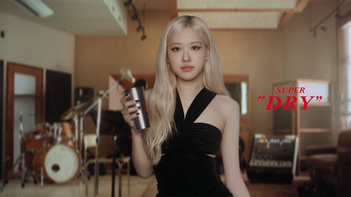 🖤 BLACKPINK ROSÉとCheers！💖／ 今ならスーパードライ 6缶パックを