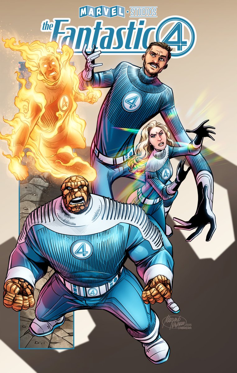 Nerds_Love_Art's tweet photo. “Fantastic Four” 
Art by @MarianoPNavarro and @CabreraColor 
https://t.co/FA901dZAFs

#MarianoNavarro #HernanCabrera #TheFantasticFourFirstSteps #FantasticFour #MrFantastic #InvisibleWoman #HumanTorch #TheThing #Art #FanArt #TheFantasticFourFirstStepsFanArt #FantasticFourFanArt https://t.co/lqxjZxbhbp