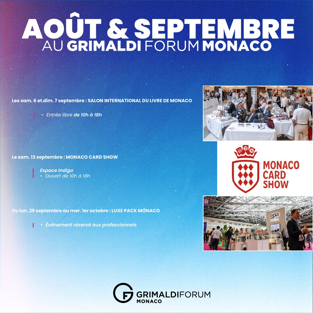 Grimaldi Forum Monaco tweet media