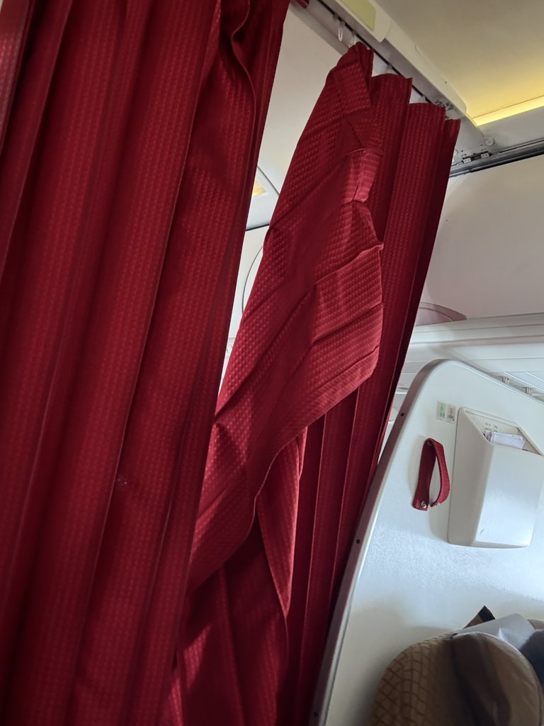 ramanhanda's tweet photo. Shocked by the state of @airindia Flight AI-282 (Delhi to Colombo) Business Class. Torn seats, dirty cabin, zero comfort. For such high fares, this was atrocious and scary.
This isn’t premium—it’s a disgrace.
#AirIndia #AI282 #BusinessClassFail #AviationShame https://t.co/f81ZWhM7Ce
