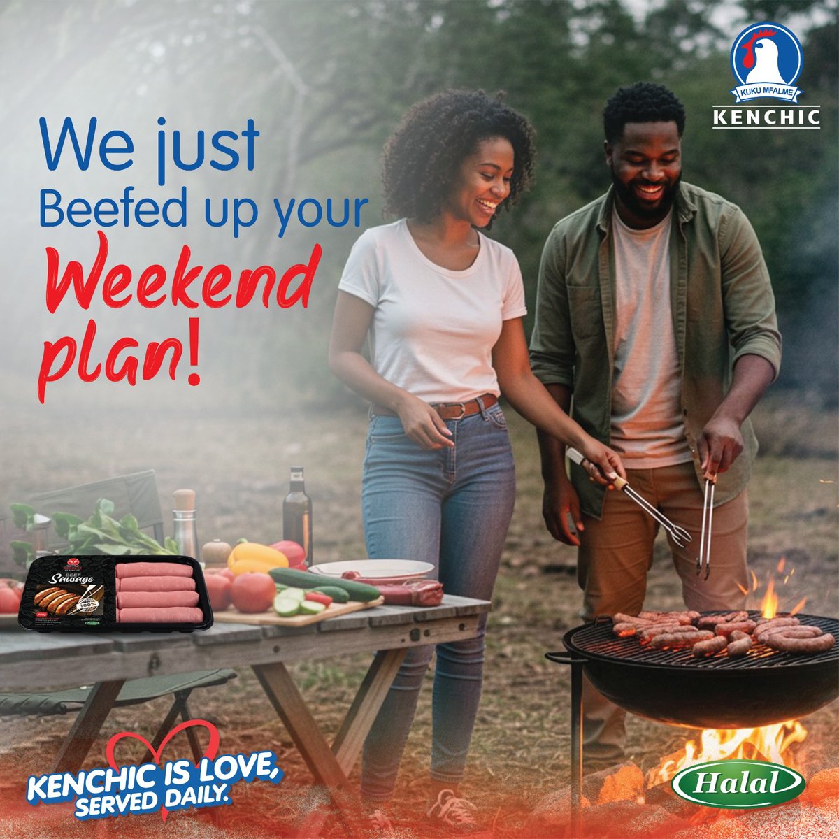 Let’s break it down: Kenchic beef sausages  grilled on a campfire are more than a meal, they’re a delectable memory in the making. Our sealed, traceable cuts mean you’re cooking with beef that’s fresh, safe, and perfect for your outdoor adventures. What’s the plan, since end