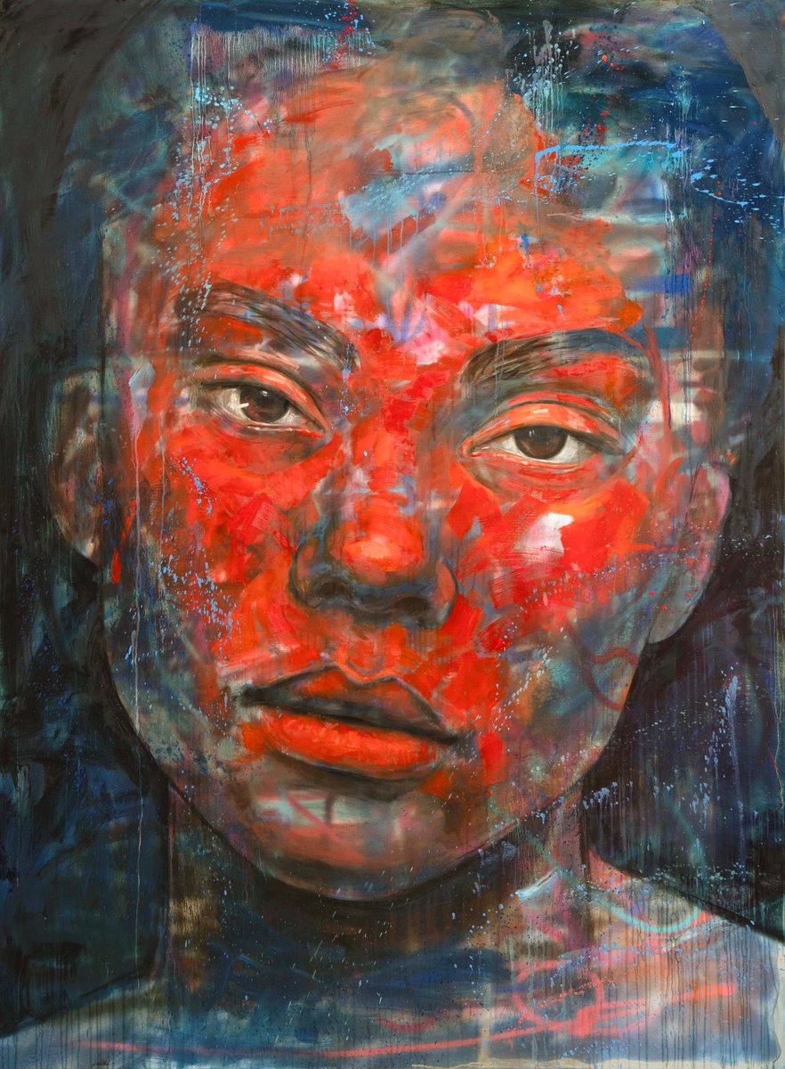 Fractured Constant, 2025, oil &amp; spraypaint on linen, 230x170cm

Refraction, solo exhibition. 
10 July - 31 August 2025 
KUBE Gallery 
26 Marcel Habetslaan, 3600, Genk, Belgium 

hello@lionelsmit.co.za for more details.