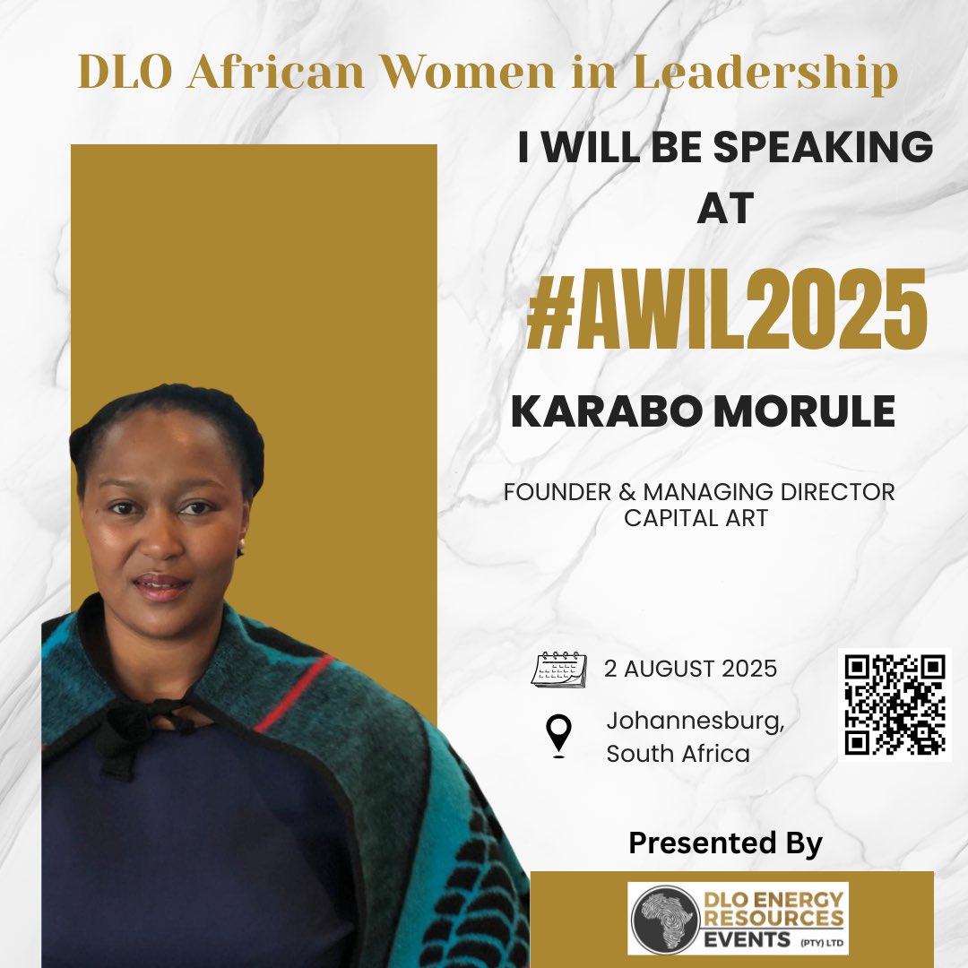 I’m looking forward to participating in the panel discussion entitled “The Rise of African Women Art Collectors” moderated by #RobertaCoci, co-founder of <a href="/latitudesonline/">LATITUDES</a>, tomorrow at the DLO African Women in Leadership Brunch 

#Art #ArtCollectors #WomensMonth #CreativeEconomy