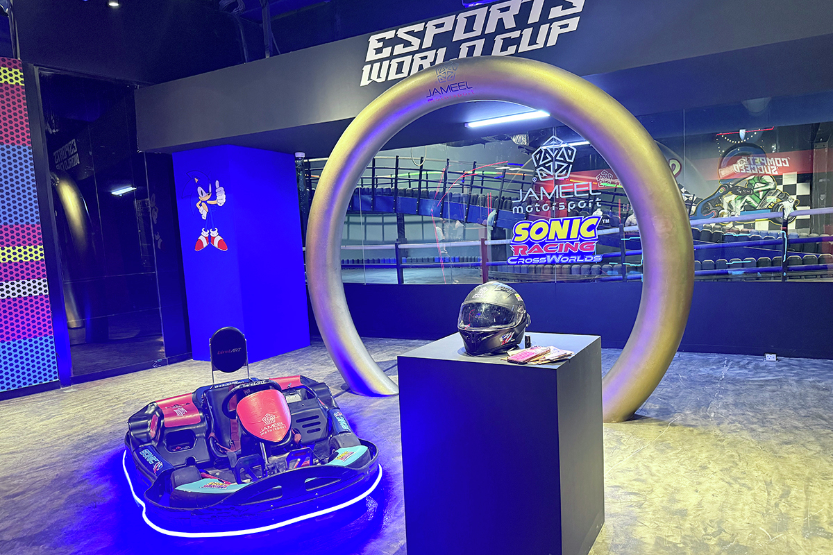 サウジアラビア・リヤドのBoulevard Riyadh Cityで開催中のeスポーツ