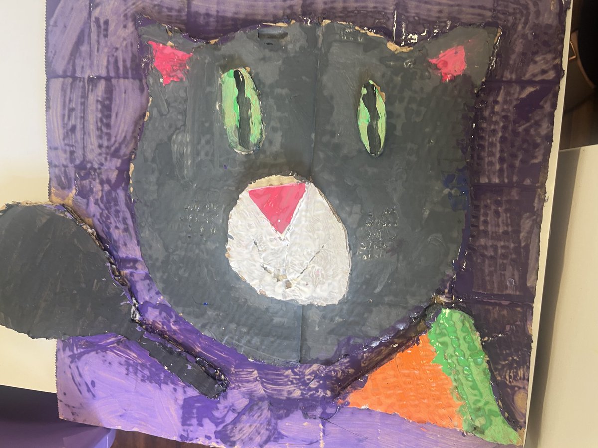 Some of the creations from our older arts and crafts group